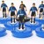 Subbuteo Andrew Table Soccer Inter Milan 1995-96 on Classic Hasbro bases